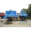Dongfeng 4x2 chariot à ordures sous le sol 10 tonnes